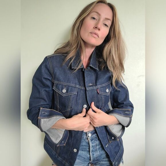 Levi's Dark Blue Denim Jacket - Picture 7 of 9